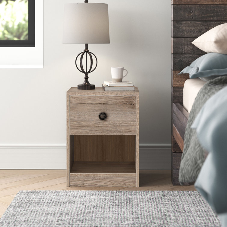 Light oak clearance finish nightstand